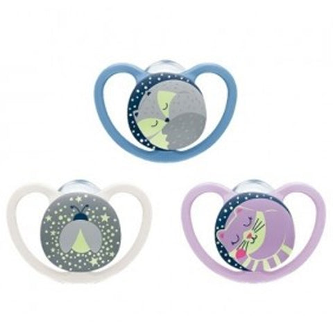 NUK Space Night Silicone Soother