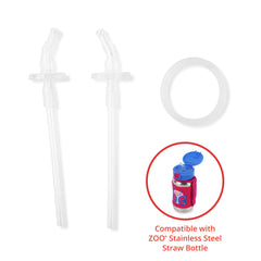 Skip Hop Spark Style Stainless Steel Bottle Replacement Straw 2 pk