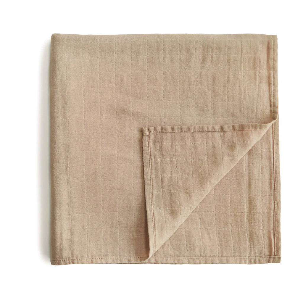 Mushie Swaddle Blanket Organic Cotton