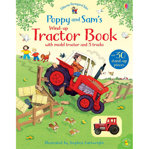 Usborne - Poppy and Sam's Wind-Up Tractor Book