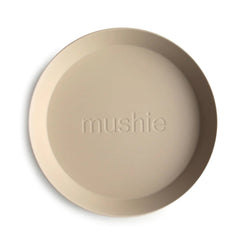 Mushie Round Dinnerware Plate, Set of 2