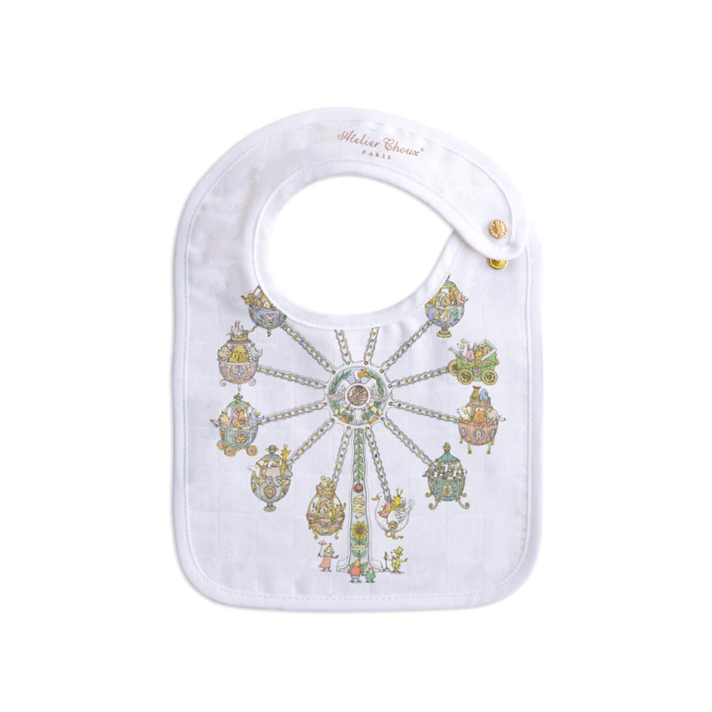 Atelier Choux Small Bib - Gold Snaps