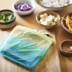 Stasher Reusable Silicone Sandwich Bag Limited Edition, Endangered Sea (828 ml)